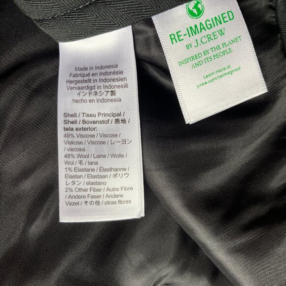 J. Crew classic creased trouser in Japanese wool blend, 35x32 - Picture 7 of 7